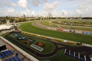 The Track on Race Day
