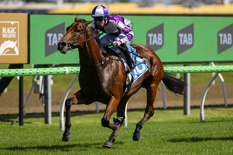 Spanish Treasure Bursts Away for Magic Maiden Win